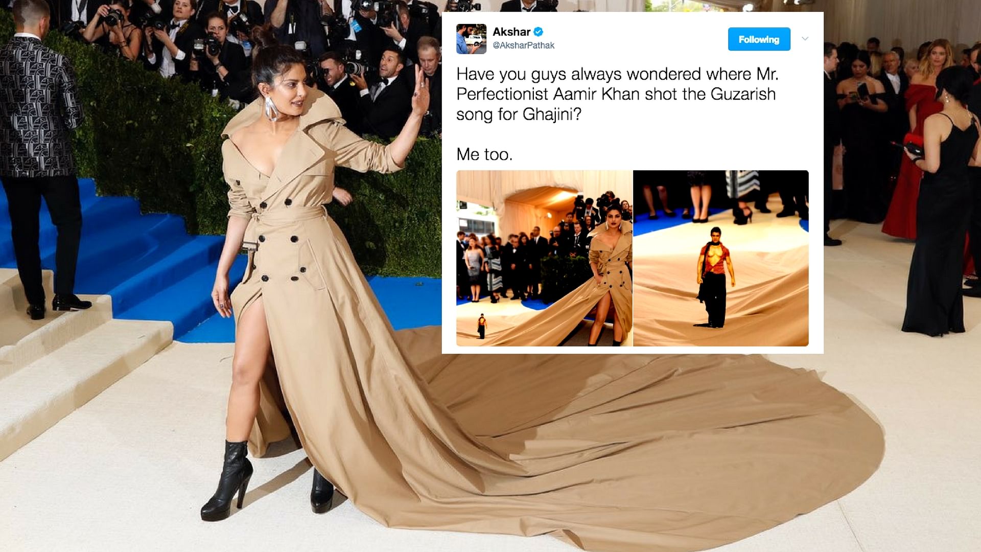 Reactions to Priyanka Chopra s Trench Coat Dress That Made Us